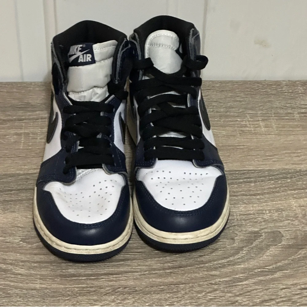 Nike Air Jordan 1 Retro High OG GS Youth 4 FD1437-401 Midnight‎ Navy/White